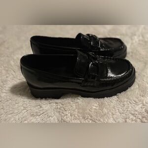Nine West Black Patent Loafers